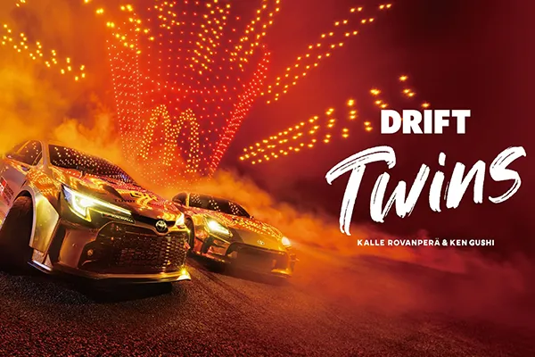 DRIFT Twins ドローンショー イメージ